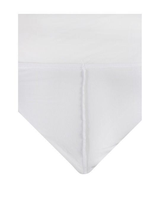 Matex Σεντόνι Διπλό με Λάστιχο 140x200+25εκ. White