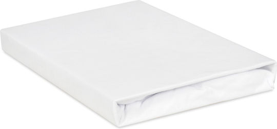 Matex Σεντόνι Ημίδιπλο με Λάστιχο 130x190εκ. Λευκό