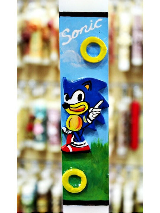 Easter Candle Sonic the Hedgehog Round Sonic 25cm