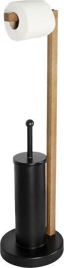 Sepio Sepio Badezimmerzubehör-Set Hölzernes Schwarzes