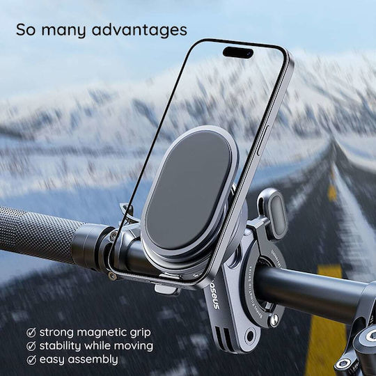Baseus Bike Holder Primetrip Series C40569001121-00 2in1 Bike Mount Ring Stand Patented Snap-on Cosmic Black