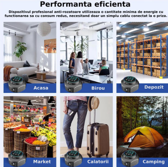 Συσκευή Υπερήχων Απώθησης Τρωκτικών 300gr 0.1x0.1m