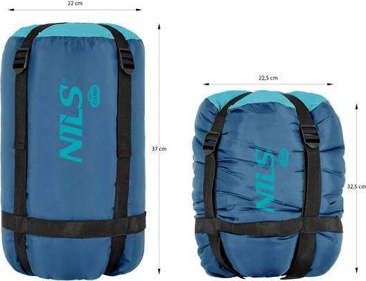 Nils Sleeping Bag Single Summer Blue-teal