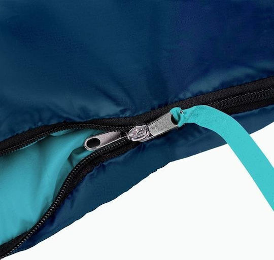 Nils Sleeping Bag Single Summer Blue-teal