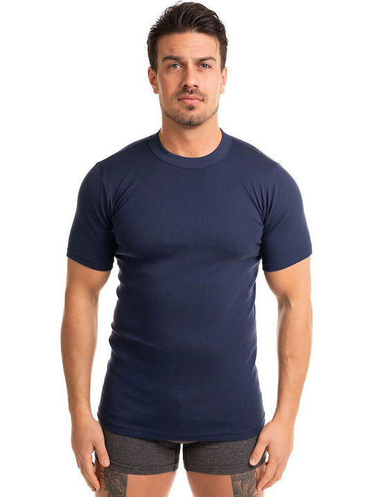 Men's Undershirt Short-sleeved BLUE