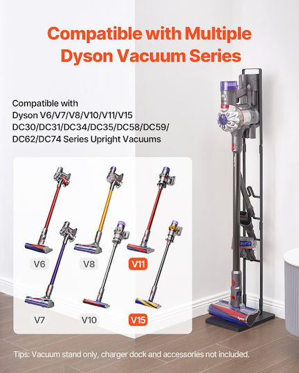 Βάση Κενού Vevor Βάση Στήριξης Αποθήκευσης Dyson Multi-models 4 Γάντζους