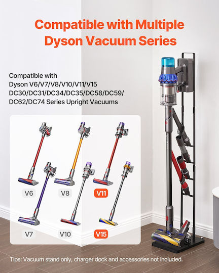 Βάση Κενού Vevor Βάση Στήριξης Αποθήκευσης Dyson Multi-models Ρόδες