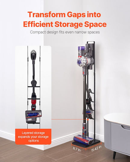 Βάση Κενού Vevor Βάση Στήριξης Αποθήκευσης Dyson Multi-models 4 Γάντζους