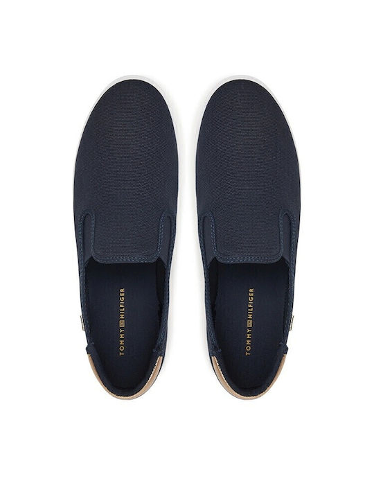 Γυναικεία Slip-On Πάνινα Μπλε