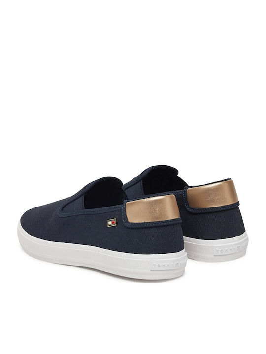 Γυναικεία Slip-On Πάνινα Μπλε