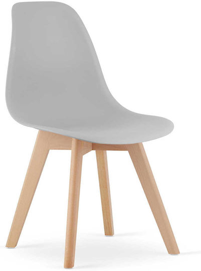 Stühle Speisesaal Kito 60x50x50cm 3Stück Gray