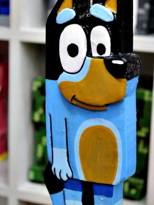 Πασχαλινή Λαμπάδα Bluey Στρογγυλή 24εκ.