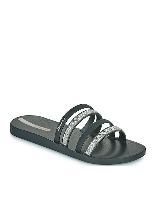 Chic Frauen Flip Flops in Schwarz Farbe