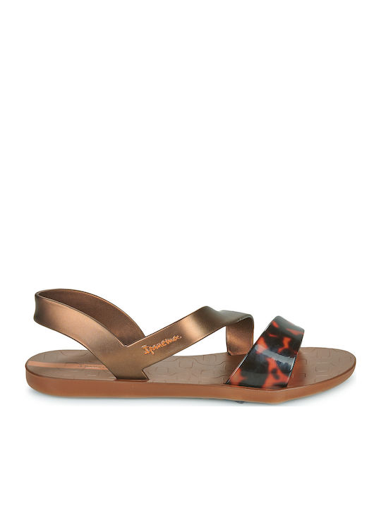 Vibe Flip-Flops In Sandal Style In Brown Colour