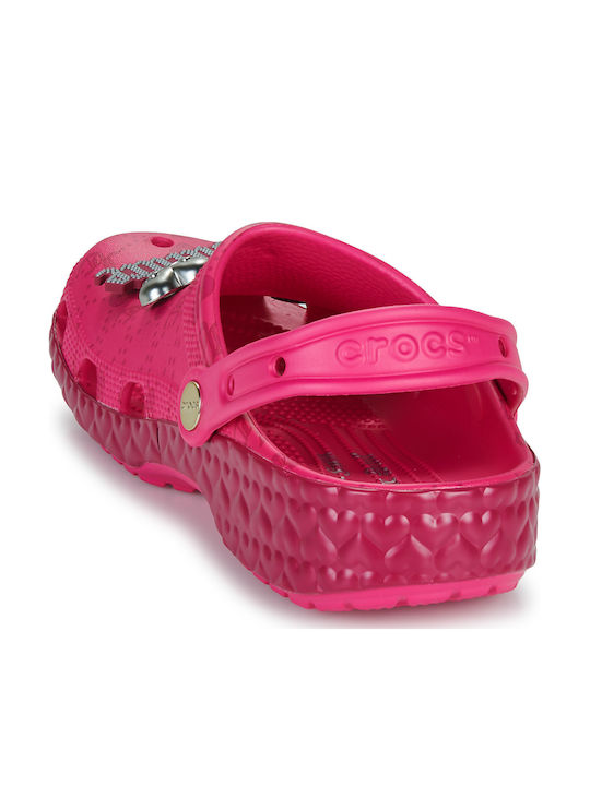 Crocs Juicy Couture Klassischer Clog Damen Holzschuhe Fuchsia