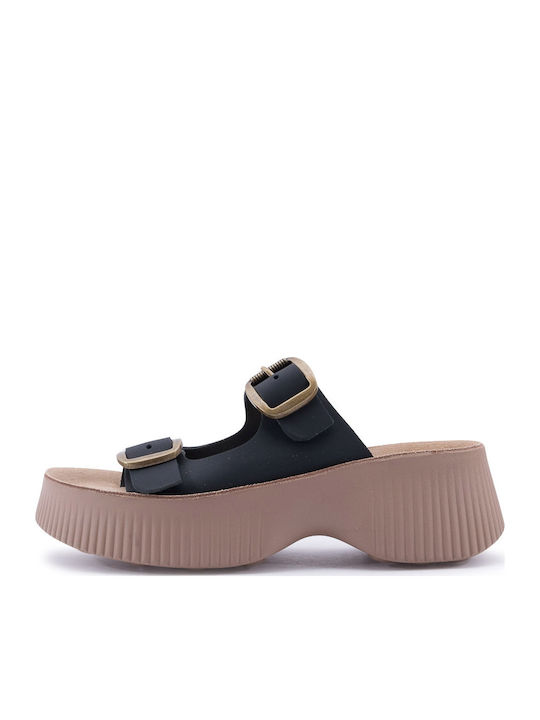 Rochelle Leather Women's Anatomic Sandals Black