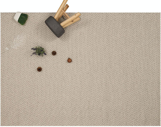 Newplan Canvas 1069a Teppich Außenbereich Rechteckig Korbweide 1069a