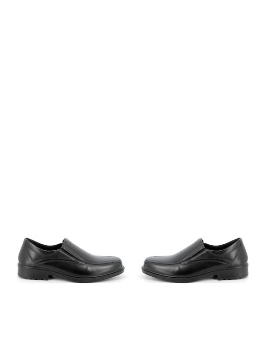 Leder Herren Freizeitschuhe Schwarz