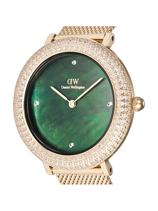 Daniel Wellington Melrose Women's Watch with Pink Gold Metal Bracelet