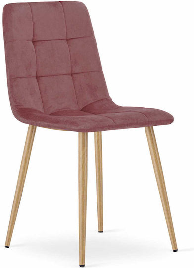 Chairs Dining Room Kara 60x50x50cm 2pcs Pink