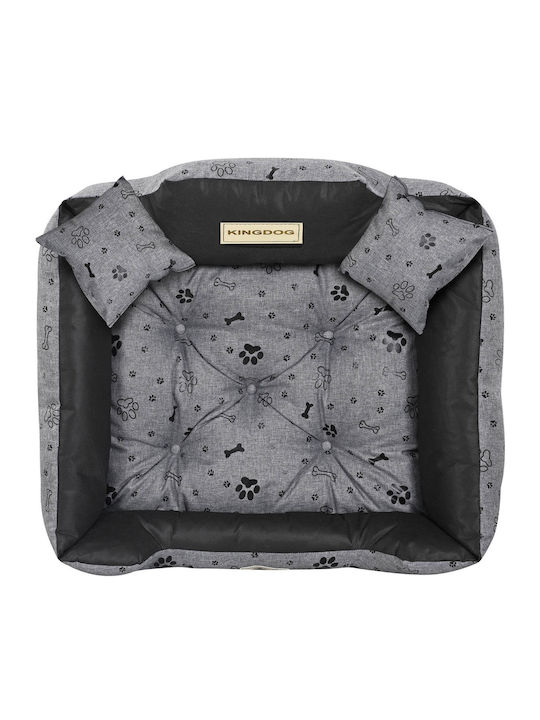 AIO Factory Canapea Pat pentru câini Negru 75x65cm.