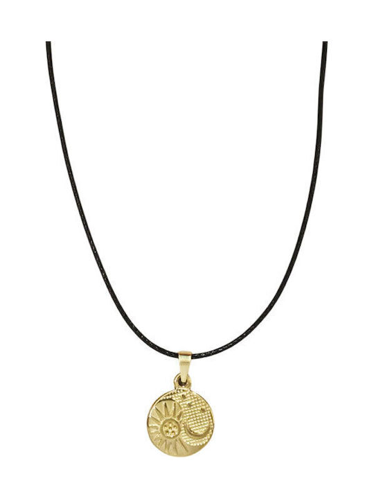 Necklace From Gold Plated Steel Necklace From Gold Plated Steel