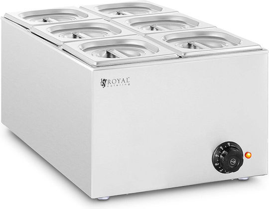 Royal Catering Θερμαντικό Λάμπας για Μπουφέ με Ισχύ 640W