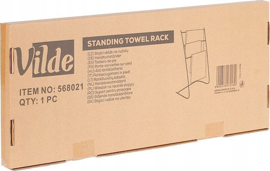Vilde Raft de haine de Baie Simplu ​50.5x50.5cm Negru