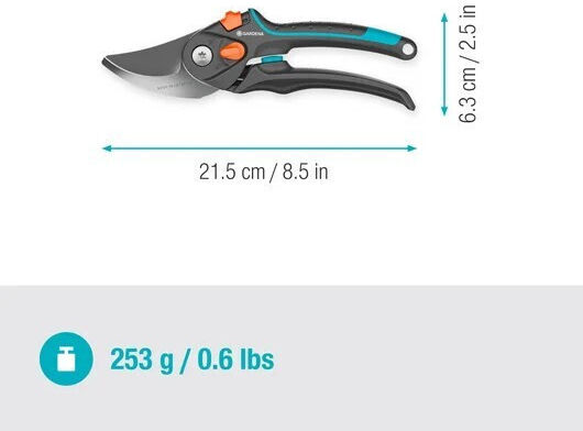 Gardena Premiumcut Pro Ψαλίδι Κλαδέματος με Μέγιστη Διάμετρο Κοπής 24mm