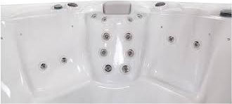 Wellis Μπανιέρα Ακρυλική με Υδρομασάζ 200x200x87cm