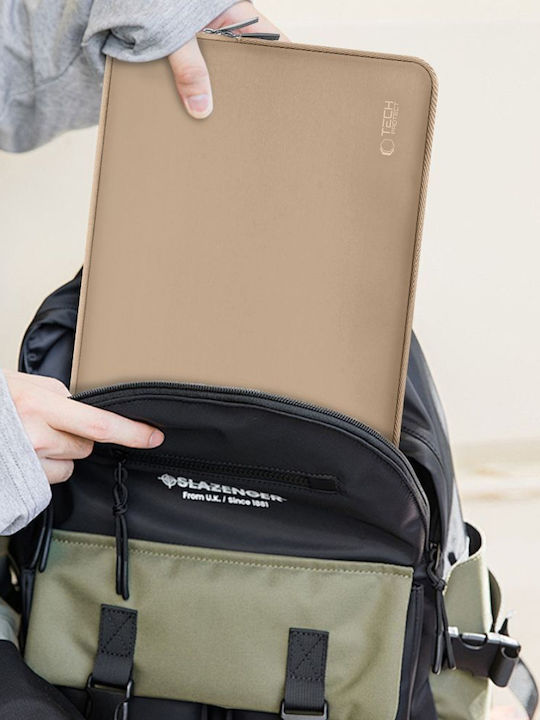 Tech-Protect Neoslim Tasche Fall für Laptop 14" Caffe Latte