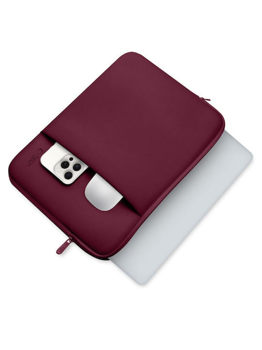Tech-Protect Neoprene Case for 16" Laptop Burgundy