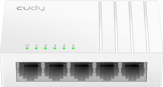 Cudy GS105U v1 Unmanaged L2 Switch με 5 Θύρες Gigabit (1Gbps) Ethernet