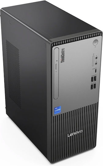 Lenovo ThinkCentre NEO50T Desktop Computer (i3-14100/16GB DDR5/512GB SSD/No Operating System) with Keyboard (GR)