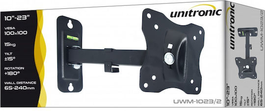 Unitronic UWM-1023/2 41862 Suport TV de perete cu braț până la 23" și 15kg
