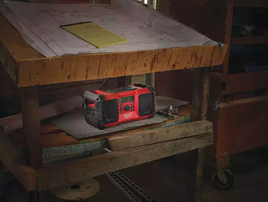 Milwaukee M18 JSR-0 Tragbares Radio mit USB Schwarz