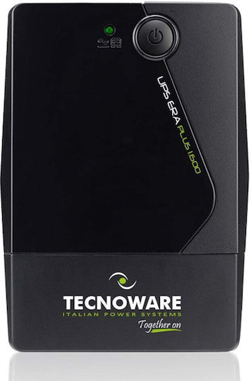 Tecnoware Era Plus 1600 UPS Line-Interactive 1200VA 1120W με 2 Schuko Πρίζες