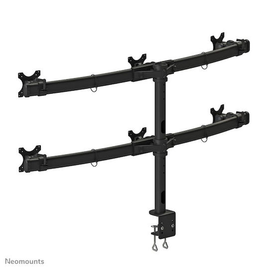 Newstar Stand Desk Mounted for 6 Monitors up to 27" (FPMA-D700D6)