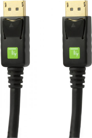 Techly Cablu DisplayPort - DisplayPort 10m Negru (026647)