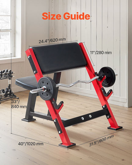 Vevor Einstellbar Workout-Bank Bizeps