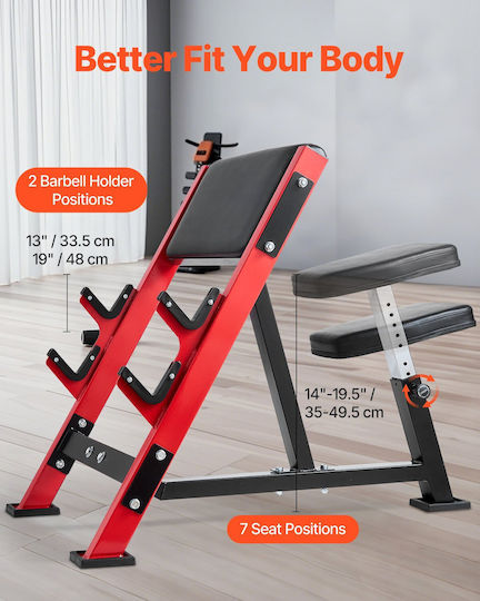 Vevor Einstellbar Workout-Bank Bizeps