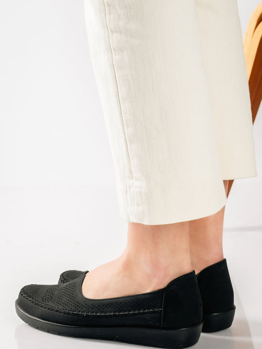 Damen Slip-Ons Schwarze