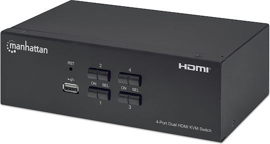 Manhattan 153539 KVM & Data Switch