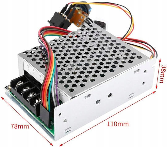 PWM контролер DC мотор 10-50V 40A дисплей смяна на посоката