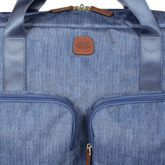 Bric's Milano Sack Voyage Blue Fabric L46xW22xH24cm