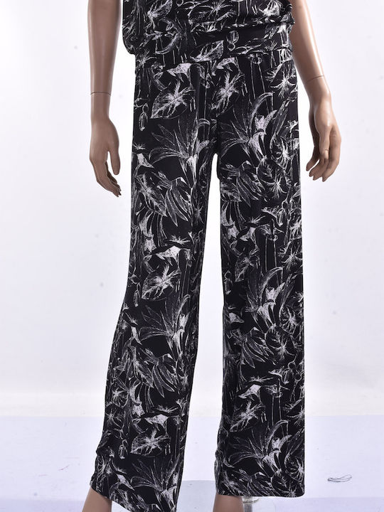 Femei Black Set cu Pantaloni