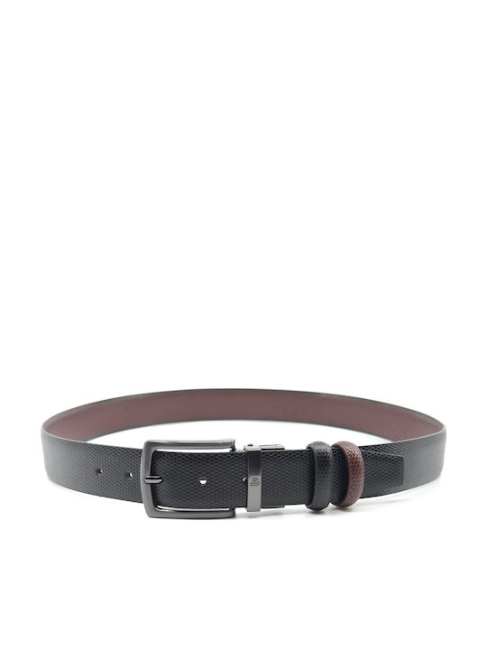 Men's Belt Leather Double Sided Black/Brown