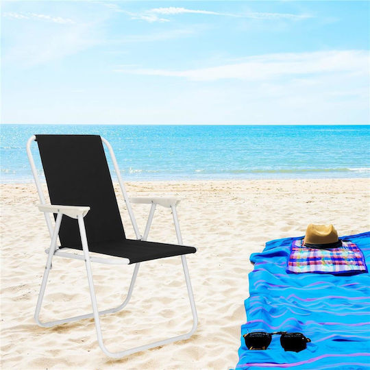 Chair Beach Black 52x73cm