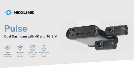 Neoline Pulse Autokamera DVR mit Klebeband