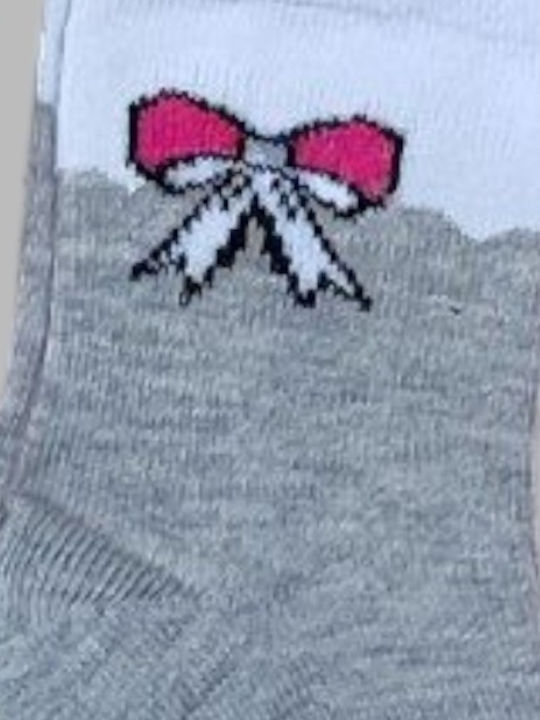 Babydom Șosete pentru Copii Gray, White, Powder, Fuchsia 2 Perechi